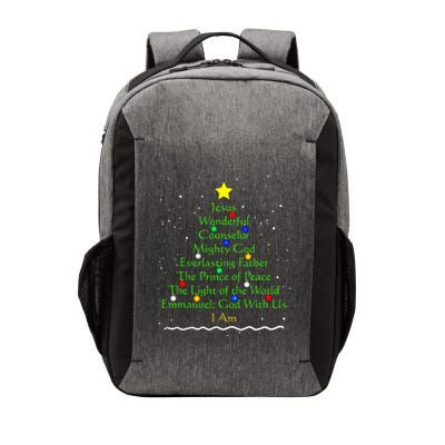 Christian Christmas S Bible Names Of Jesus Gift Tree Vector Backpack