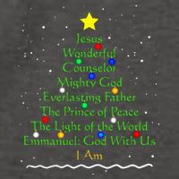 Christian Christmas S Bible Names Of Jesus Gift Tree Vector Backpack