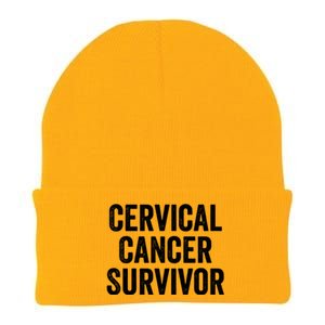 Cervical Cancer Survivor Gift Knit Cap Winter Beanie