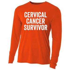 Cervical Cancer Survivor Gift Cooling Performance Long Sleeve Crew