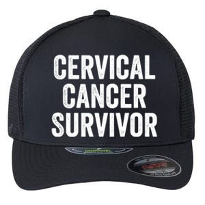 Cervical Cancer Survivor Gift Flexfit Unipanel Trucker Cap