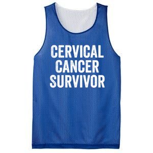 Cervical Cancer Survivor Gift Mesh Reversible Basketball Jersey Tank