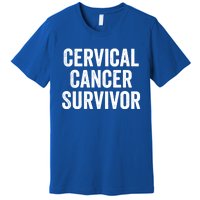 Cervical Cancer Survivor Gift Premium T-Shirt