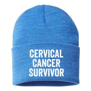 Cervical Cancer Survivor Gift Sustainable Knit Beanie