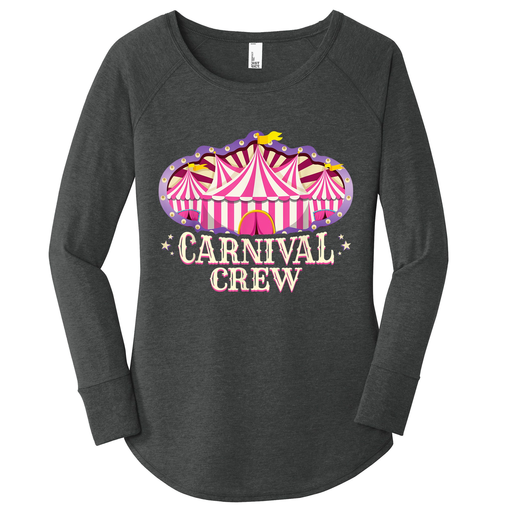 Carnival Crew Shirts Carnival Shirts Carnival Women's Perfect Tri Tunic Long Sleeve Shirt