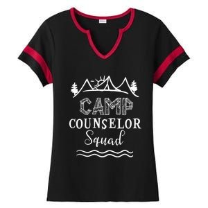 Camp Counselor Squad Gift Idea For Summer Camp Counselors Cool Gift Ladies Halftime Notch Neck Tee