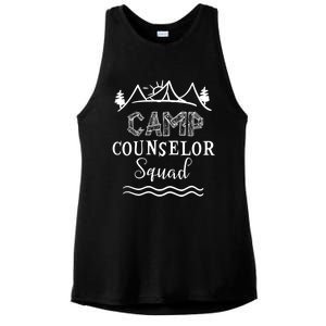 Camp Counselor Squad Gift Idea For Summer Camp Counselors Cool Gift Ladies PosiCharge Tri-Blend Wicking Tank