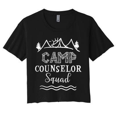 Camp Counselor Squad Gift Idea For Summer Camp Counselors Cool Gift Crop Top