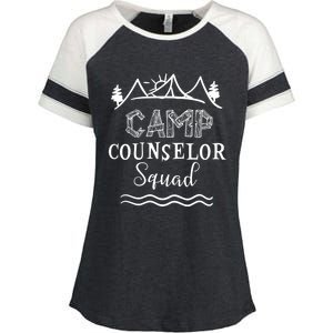 Camp Counselor Squad Gift Idea For Summer Camp Counselors Cool Gift Enza Ladies Jersey Colorblock Tee