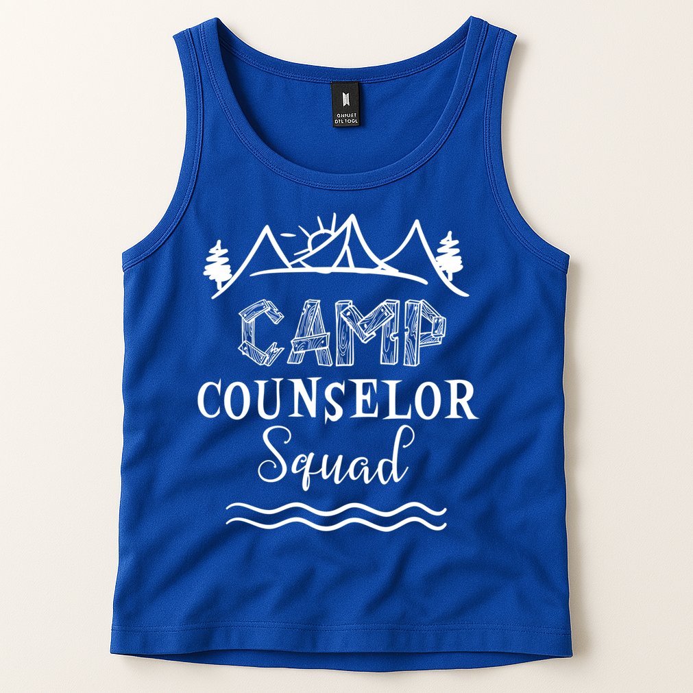 Camp Counselor Squad Gift Idea For Summer Camp Counselors Cool Gift Tank Top