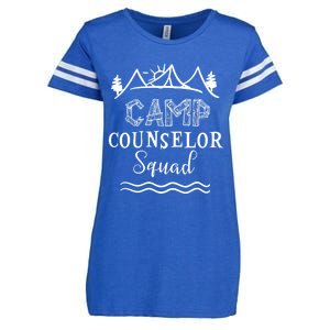 Camp Counselor Squad Gift Idea For Summer Camp Counselors Cool Gift Enza Ladies Jersey Football T-Shirt