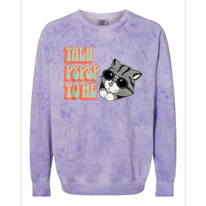 Cool Cat Shirt, Cat Dad, Cat Mom, Kittens, Pet Adopt Kitty Colorblast Crewneck Sweatshirt