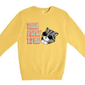 Cool Cat Shirt, Cat Dad, Cat Mom, Kittens, Pet Adopt Kitty Premium Crewneck Sweatshirt