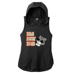 Cool Cat Shirt, Cat Dad, Cat Mom, Kittens, Pet Adopt Kitty Ladies PosiCharge Tri-Blend Wicking Draft Hoodie Tank