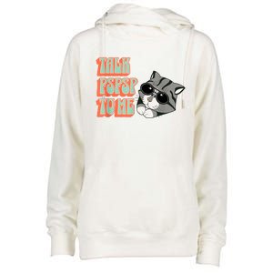 Cool Cat Shirt, Cat Dad, Cat Mom, Kittens, Pet Adopt Kitty Womens Funnel Neck Pullover Hood