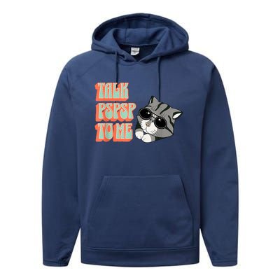 Cool Cat Shirt, Cat Dad, Cat Mom, Kittens, Pet Adopt Kitty Performance Fleece Hoodie