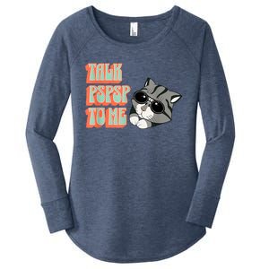 Cool Cat Shirt, Cat Dad, Cat Mom, Kittens, Pet Adopt Kitty Women's Perfect Tri Tunic Long Sleeve Shirt