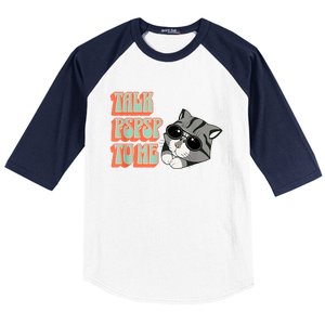 Cool Cat Shirt, Cat Dad, Cat Mom, Kittens, Pet Adopt Kitty Baseball Sleeve Shirt