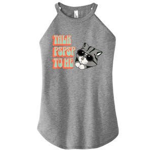 Cool Cat Shirt, Cat Dad, Cat Mom, Kittens, Pet Adopt Kitty Women's Perfect Tri Rocker Tank