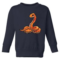 Cute Corn Snake Toddler Sweatshirt