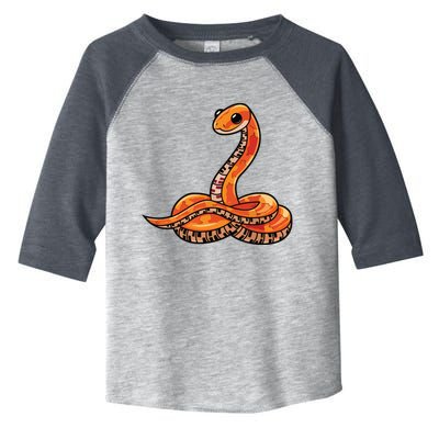 Cute Corn Snake Toddler Fine Jersey T-Shirt