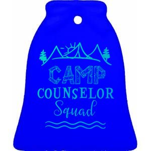 Camp Counselor Squad Gift Idea For Summer Camp Counselors Cool Gift Ceramic Bell Ornament