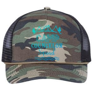 Camp Counselor Squad Gift Idea For Summer Camp Counselors Cool Gift Retro Rope Trucker Hat Cap