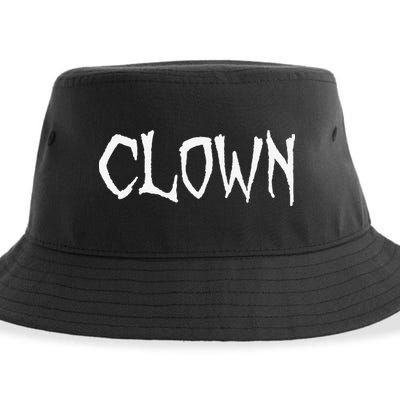 Clown Creepy Spooky Halloween Lazy Costume Holiday Lover Sustainable Bucket Hat