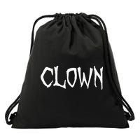 Clown Creepy Spooky Halloween Lazy Costume Holiday Lover Drawstring Bag