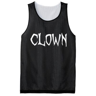 Clown Creepy Spooky Halloween Lazy Costume Holiday Lover Mesh Reversible Basketball Jersey Tank