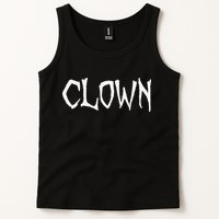Clown Creepy Spooky Halloween Lazy Costume Holiday Lover Tank Top