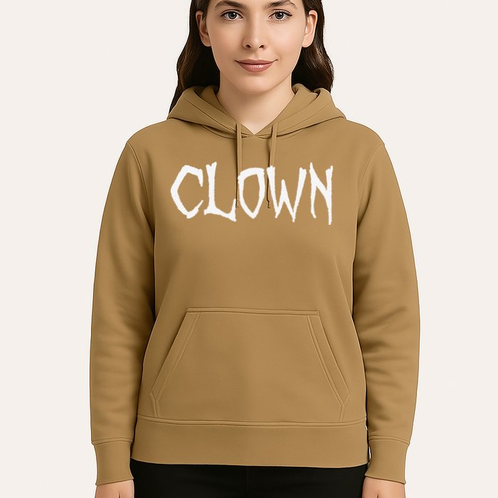 Clown Creepy Spooky Halloween Lazy Costume Holiday Lover Hoodie