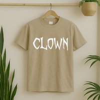 Clown Creepy Spooky Halloween Lazy Costume Holiday Lover T-Shirt