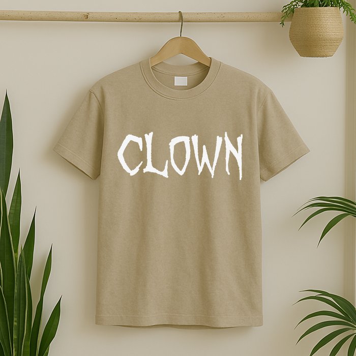 Clown Creepy Spooky Halloween Lazy Costume Holiday Lover T-Shirt