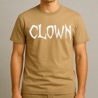 Clown Creepy Spooky Halloween Lazy Costume Holiday Lover T-Shirt