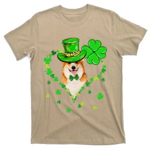 Cute Corgi Saint Patrick's Day Dogs Dad Mom T-Shirt