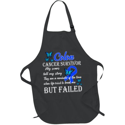 Colon Cancer Survivor My Scars Tell My Story Apron