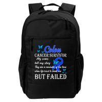Colon Cancer Survivor My Scars Tell My Story Backpack