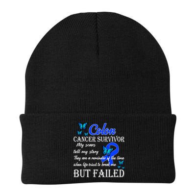 Colon Cancer Survivor My Scars Tell My Story Beanie