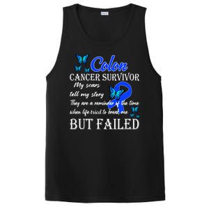 Colon Cancer Survivor My Scars Tell My Story PosiCharge Competitor Tank