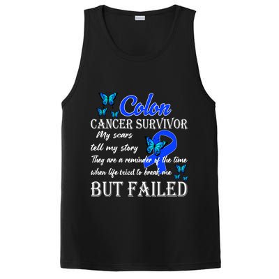 Colon Cancer Survivor My Scars Tell My Story PosiCharge Competitor Tank