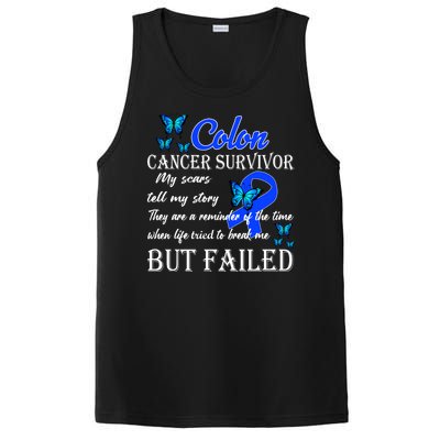 Colon Cancer Survivor My Scars Tell My Story PosiCharge Competitor Tank