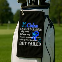 Colon Cancer Survivor My Scars Tell My Story Golf Towel