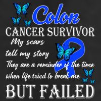Colon Cancer Survivor My Scars Tell My Story Golf Towel