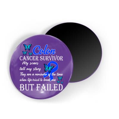 Colon Cancer Survivor My Scars Tell My Story Magnet