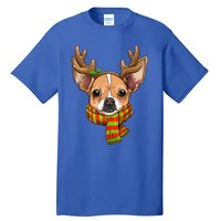 Chihuahua Christmas Santa Clause Dog Reindeer Xmas Dog Lover Gift Tall T-Shirt