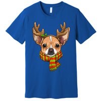 Chihuahua Christmas Santa Clause Dog Reindeer Xmas Dog Lover Gift Premium T-Shirt