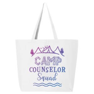 Camp Counselor Squad Gift Idea For Summer Camp Counselors Cool Gift 25L Jumbo Tote