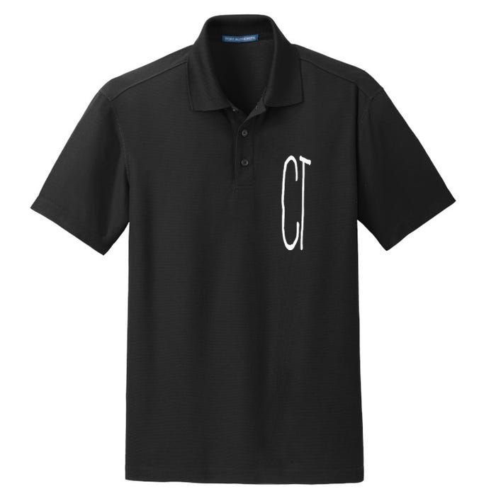 Connecticut Ct State Pride Home Souvenir Dry Zone Grid Polo