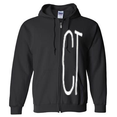 Connecticut Ct State Pride Home Souvenir Full Zip Hoodie